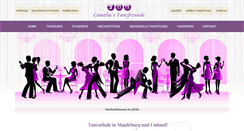 Desktop Screenshot of camelias-tanzfreunde.com